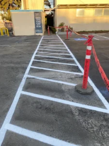 A parking lot